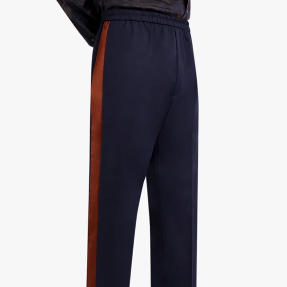 ‘Parkino’ Dark Blue Side Stripe Trousers 44 - Picture 3 of 13